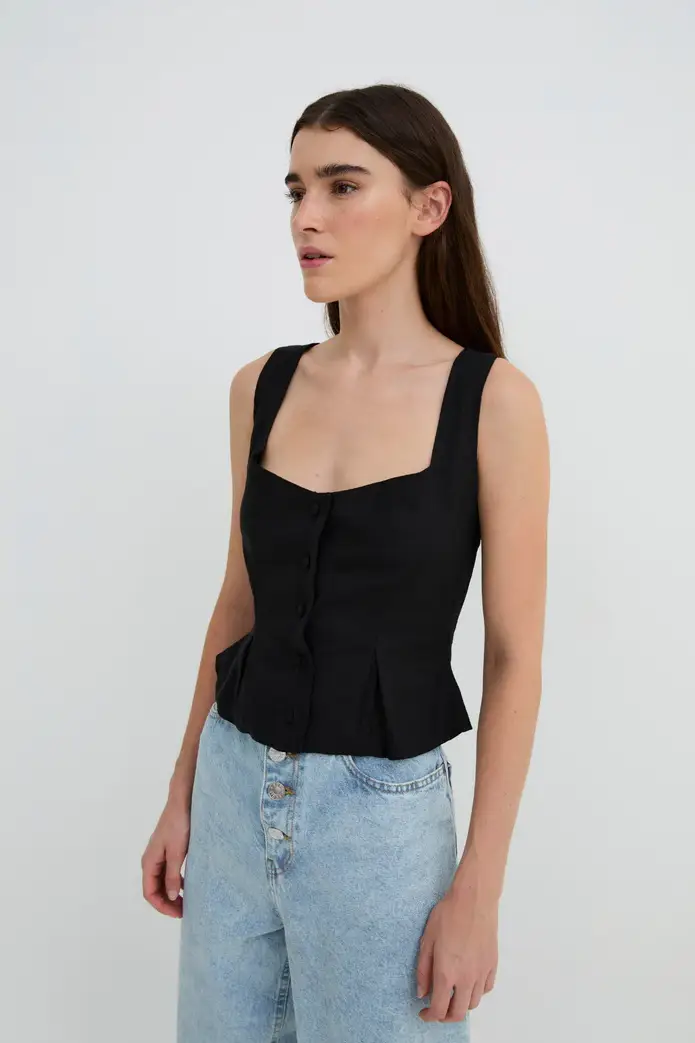 TOP BORA HILO NEGRO