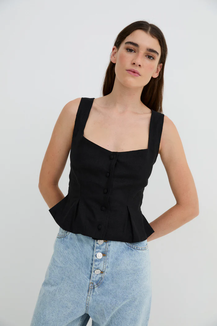 TOP BORA HILO NEGRO - Imagen 2