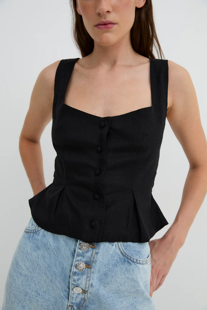 TOP BORA HILO NEGRO - Imagen 3
