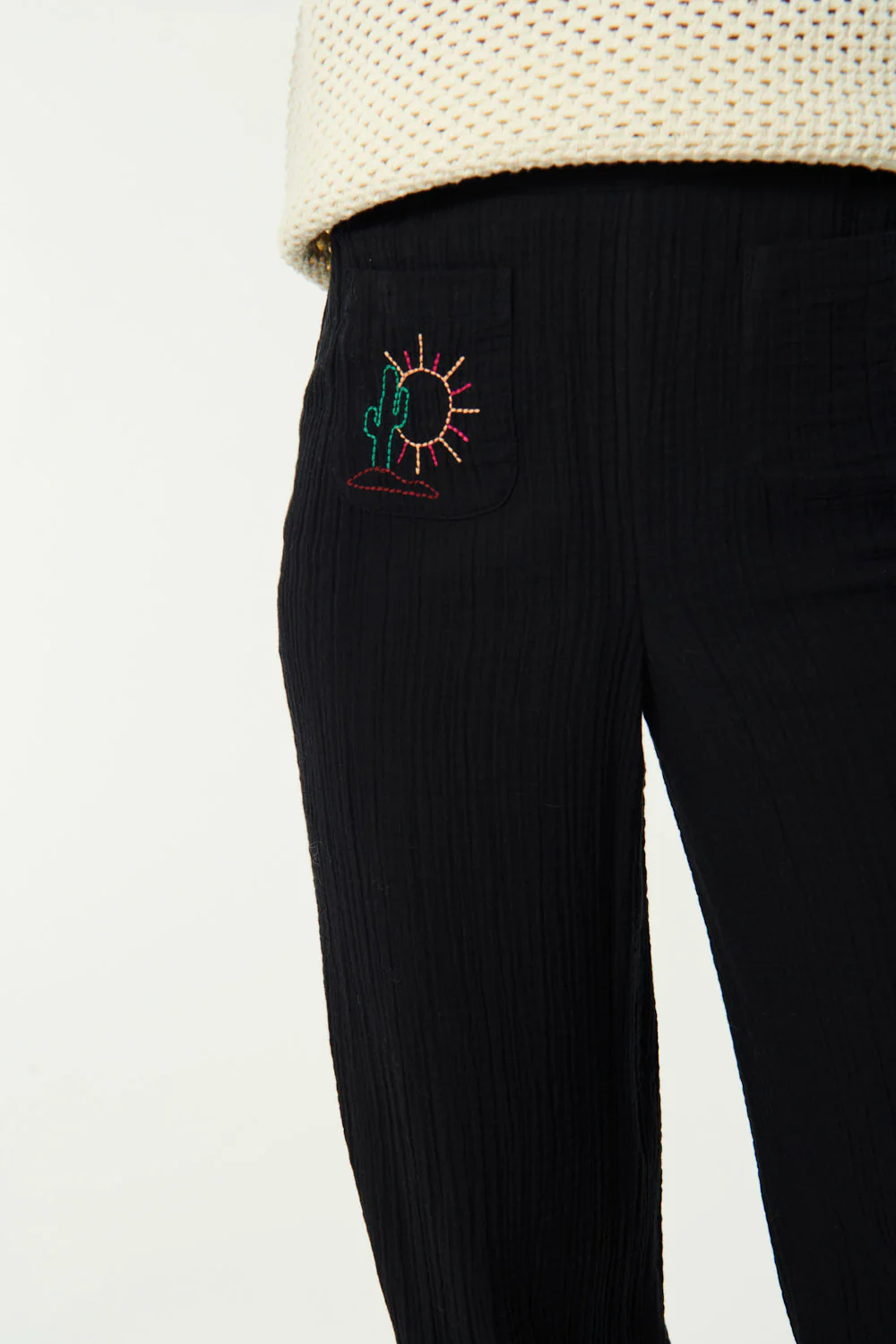 PANTALÓN ROSIO NEGRO - Imagen 2