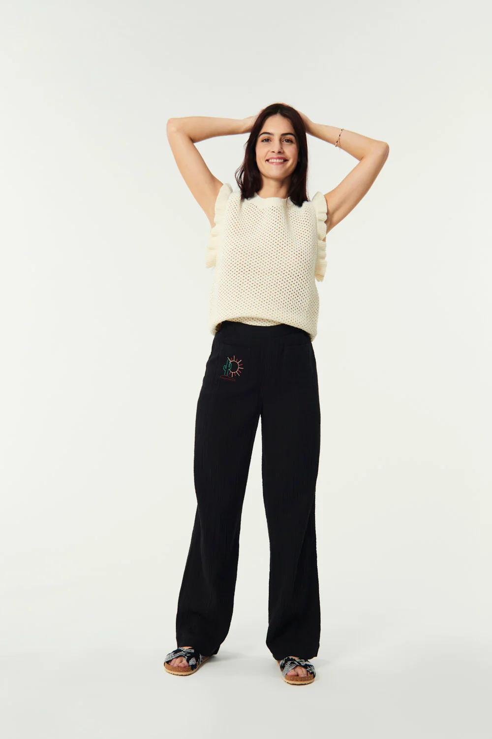 PANTALÓN ROSIO NEGRO - Imagen 4