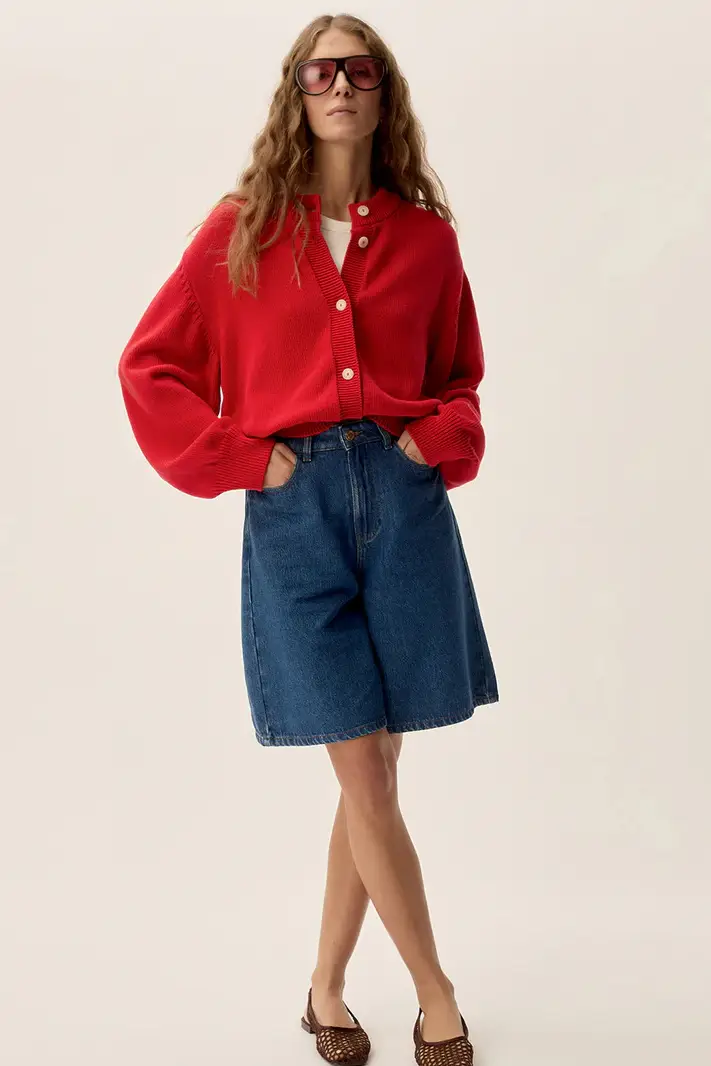CARDIGAN ABALI TOMATE