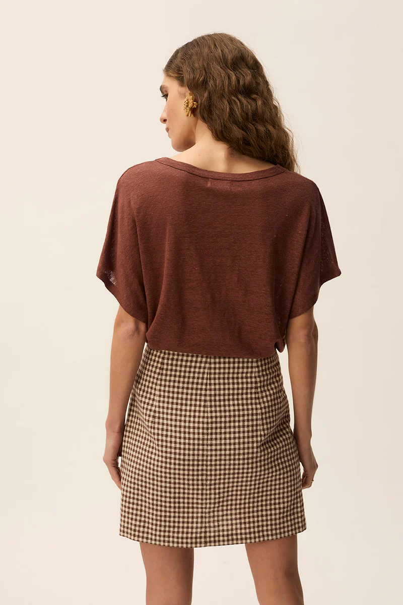 CAMISETA HANAMI CACAO - Imagen 3