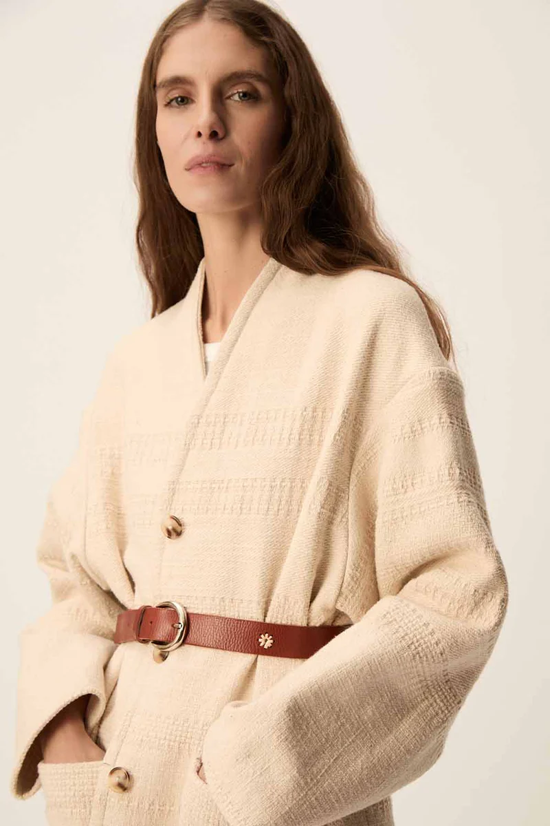ABRIGO YOANA CREMA - Imagen 3