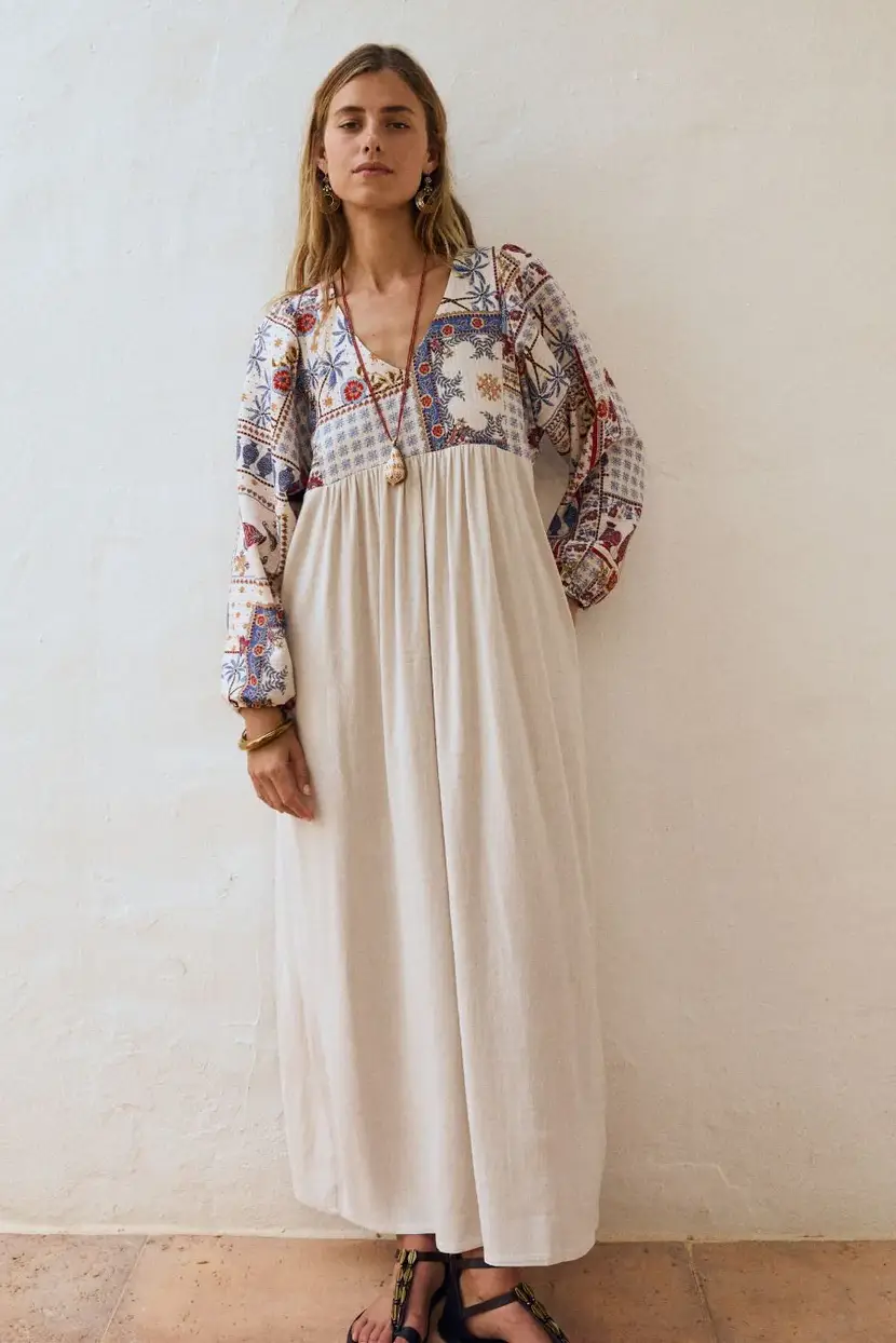 VESTIDO SOFIE TROPICAL DAYLIGY WHITE