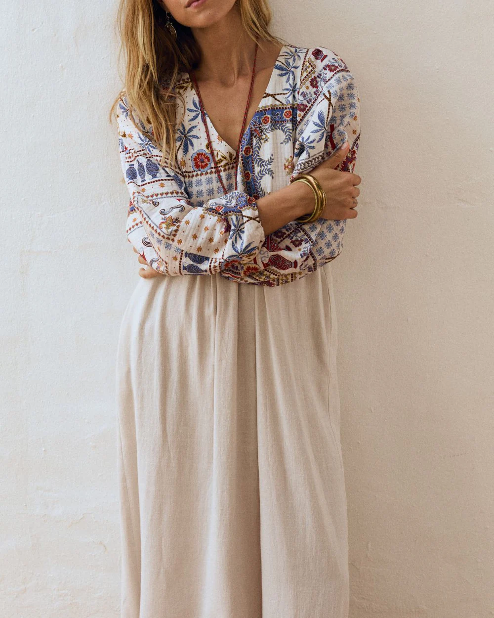 VESTIDO SOFIE TROPICAL DAYLIGY WHITE - Imagen 4