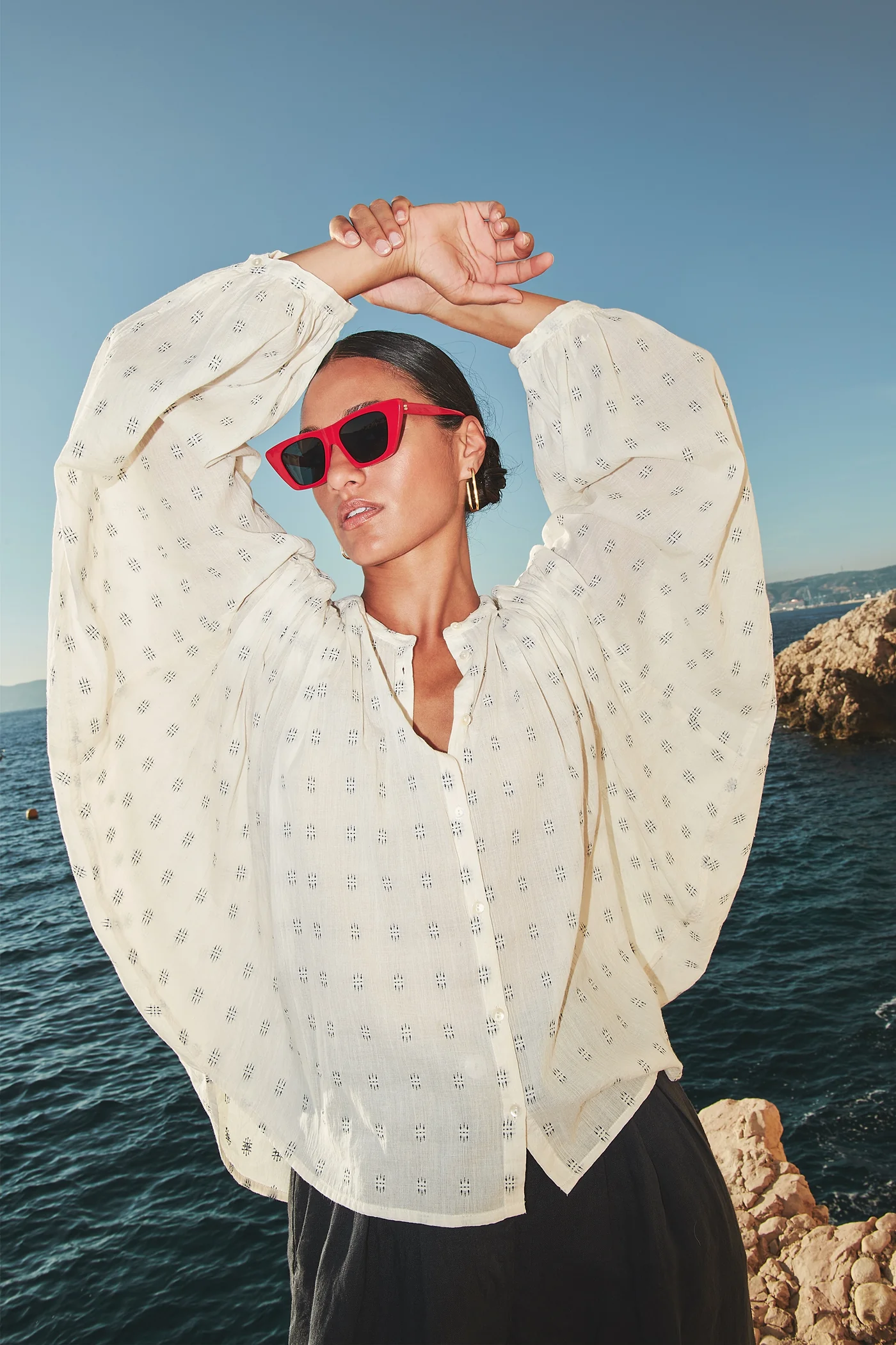 BLUSA BECKY DALI BLUE - Imagen 2