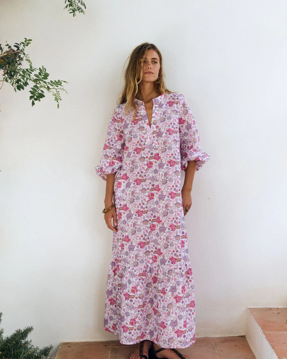 VESTIDO DAKOTA FLORAL FUSION - Imagen 3