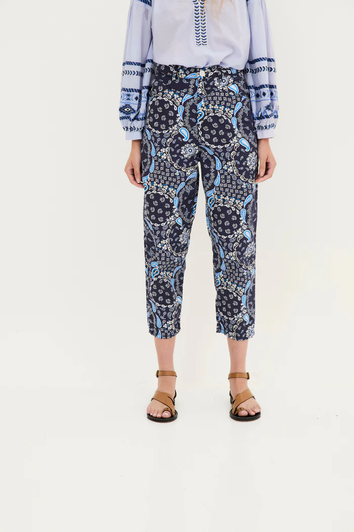 JEANS CORSE BANDANA AZUL - Imagen 2