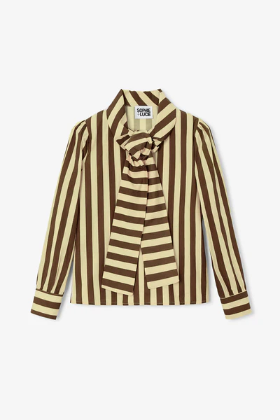 BLUSA LAZO RAYA AMARILLO - Imagen 4