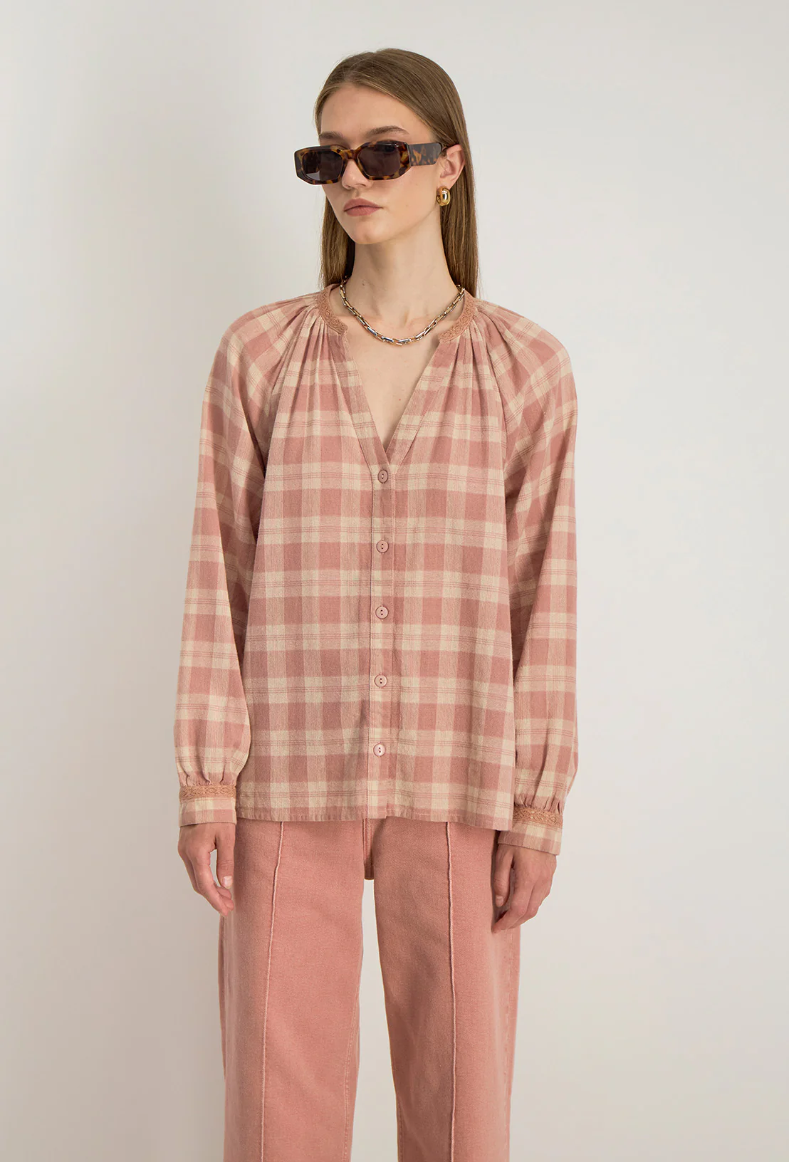BLUSA LEILANI BLUSA ROSA - Imagen 2