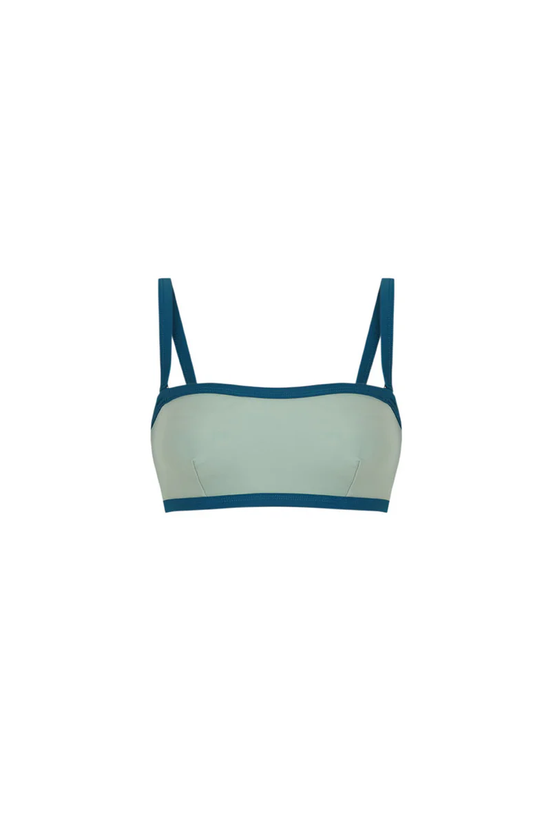 BIKINI TOP BANDEAU VERDE - Imagen 8