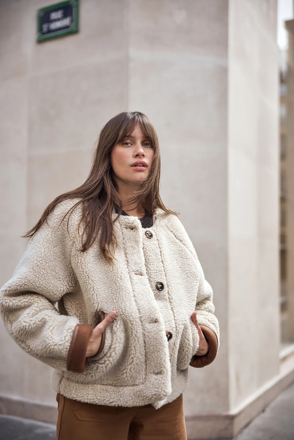 CHAQUETA MATTEA GREIGE