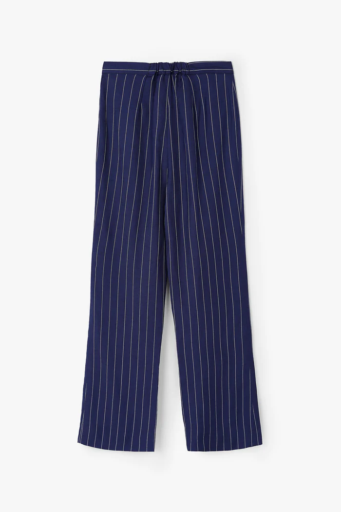 PANTALÓN OCHENTA CROP DIPLOMATICO AZUL - Imagen 9