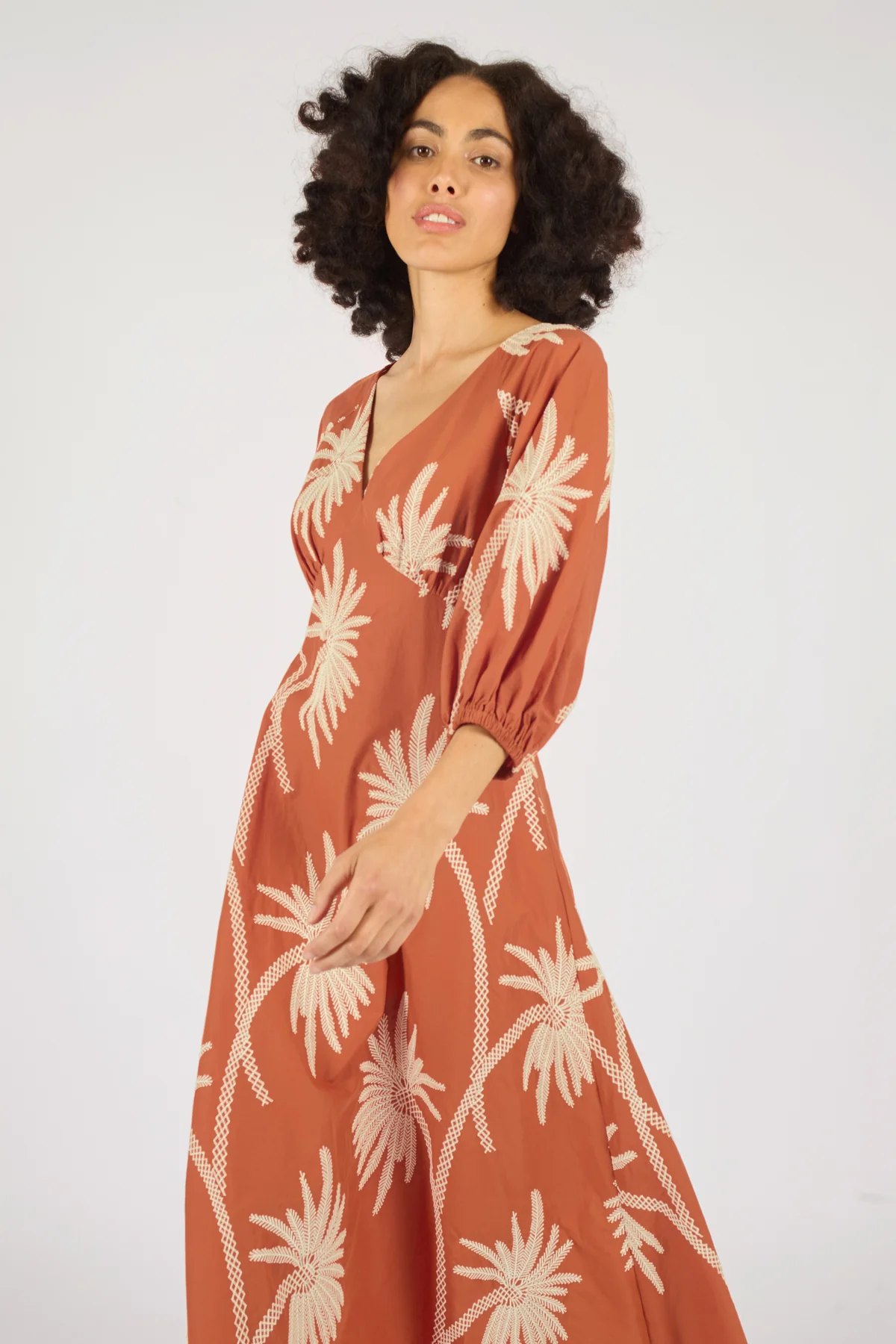 VESTIDO GLORIA RUST - Imagen 3