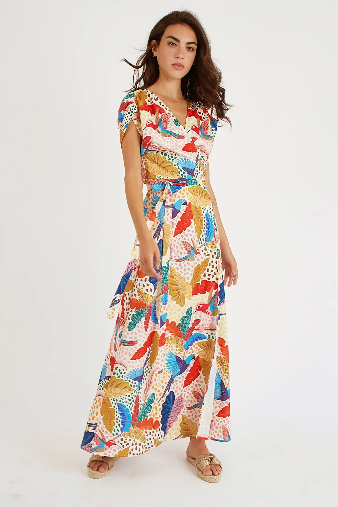 VESTIDO CLAUDE WRAP
