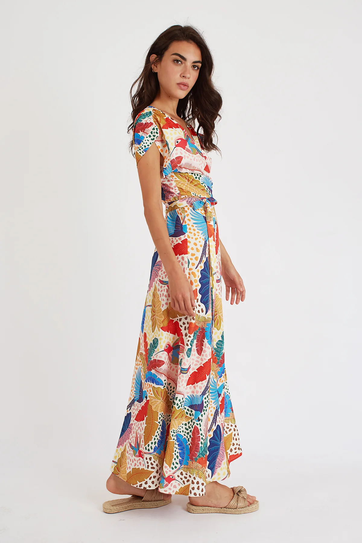 VESTIDO CLAUDE WRAP - Imagen 2