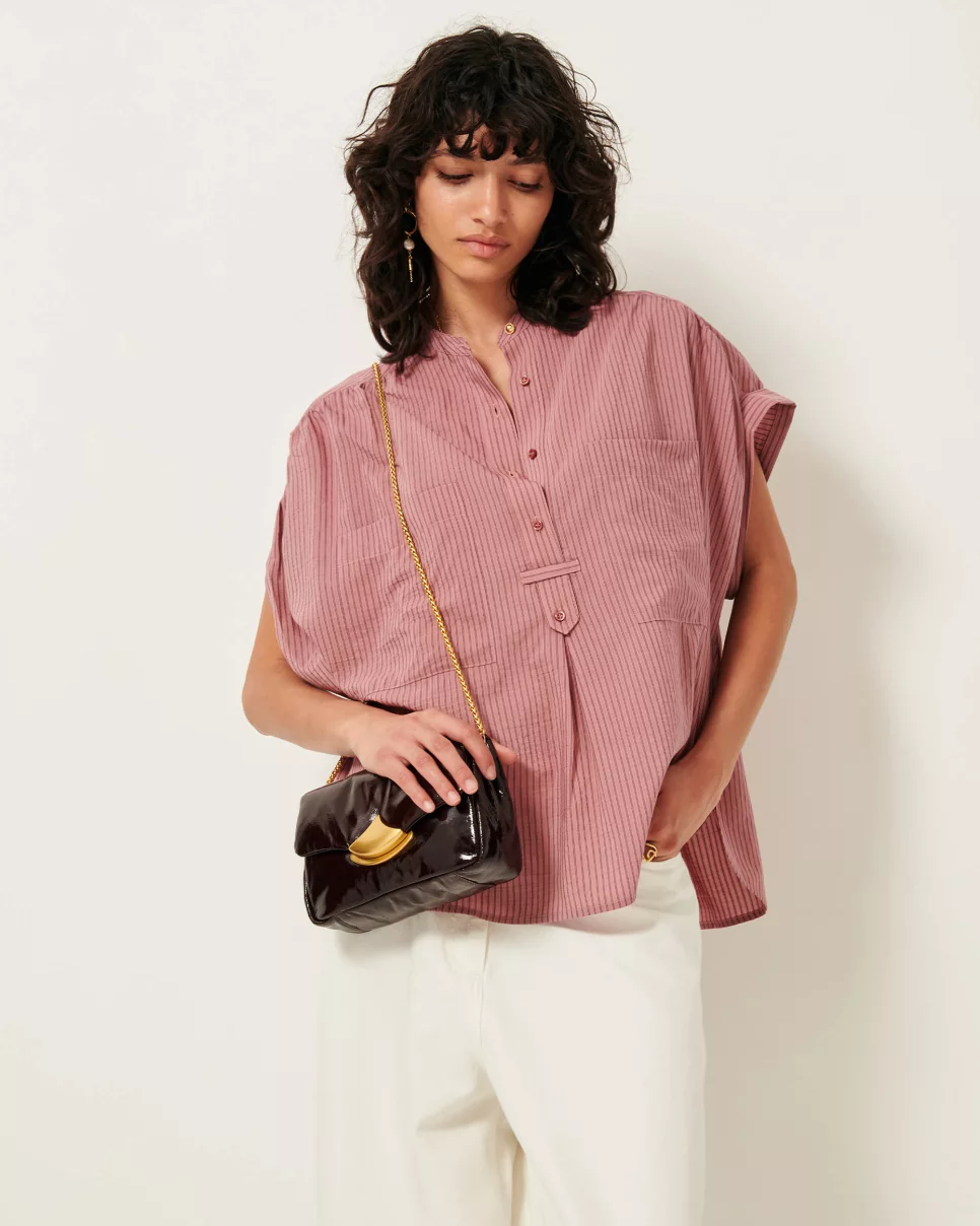 BLUSA CAMILLE BOIS DE ROSE - Imagen 2
