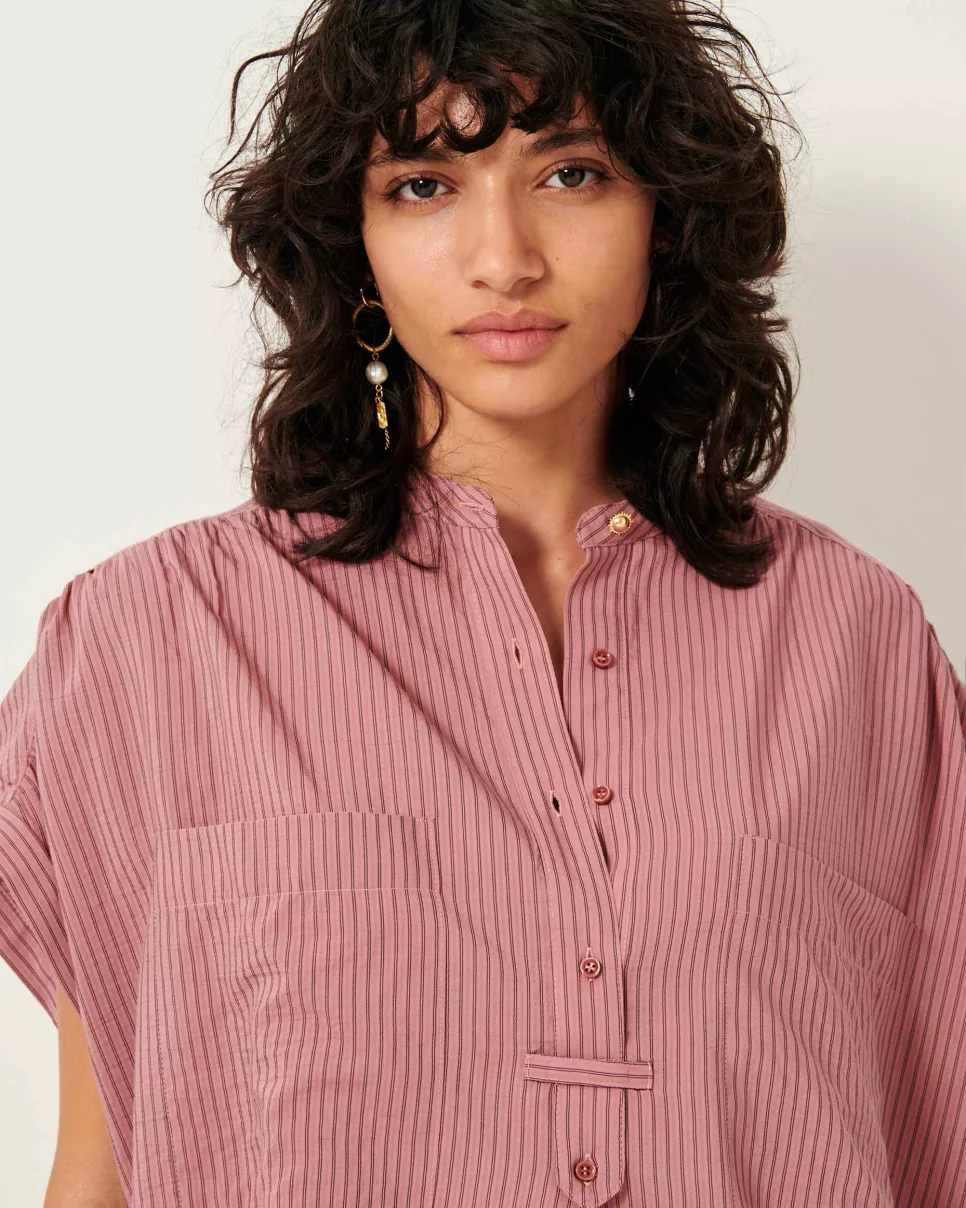 BLUSA CAMILLE BOIS DE ROSE - Imagen 3