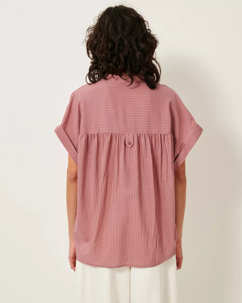BLUSA CAMILLE BOIS DE ROSE - Imagen 5