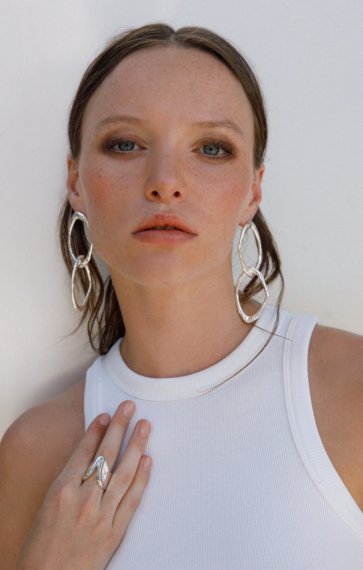PENDIENTES SIBILA PLATA - Imagen 3