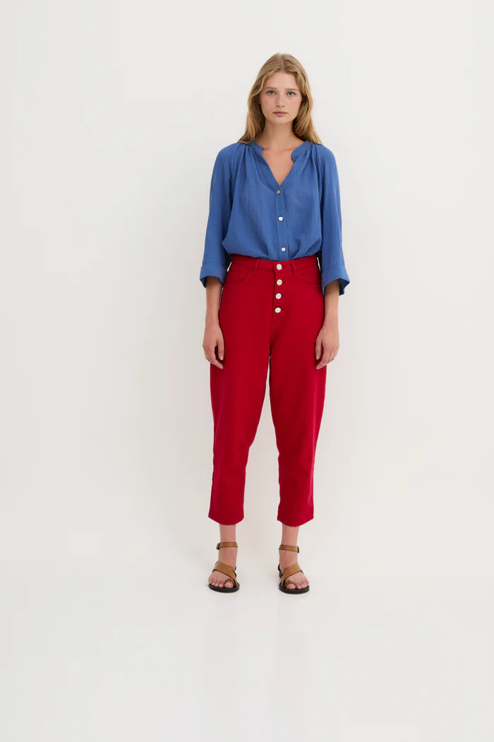 JEANS MALIBU SARGA ROJO - Imagen 4