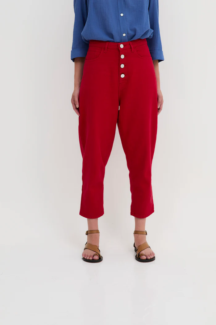 JEANS MALIBU SARGA ROJO - Imagen 5