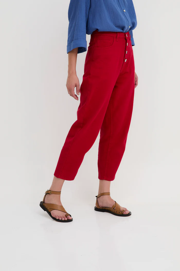 JEANS MALIBU SARGA ROJO - Imagen 6