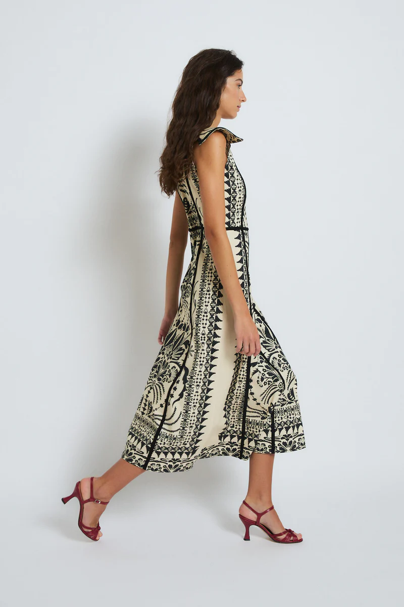 VESTIDO CHRISTIAN ITALIA NEGRO - Imagen 4