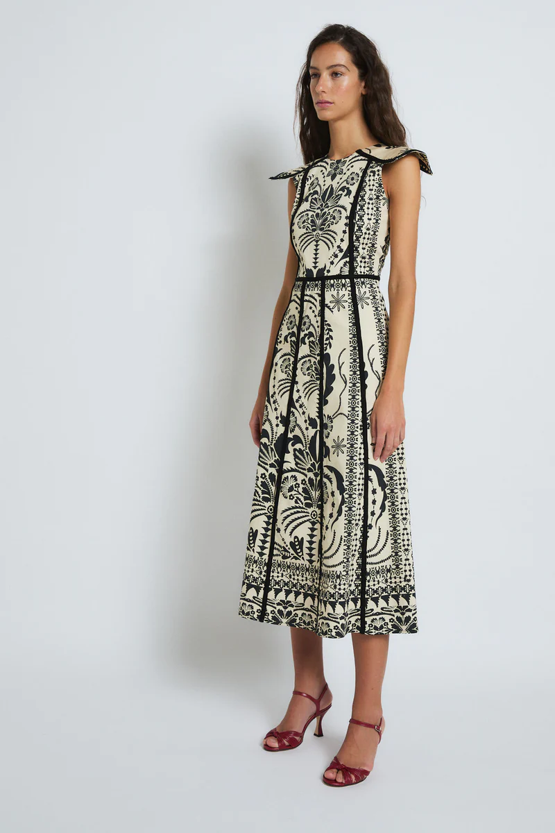 VESTIDO CHRISTIAN ITALIA NEGRO - Imagen 3