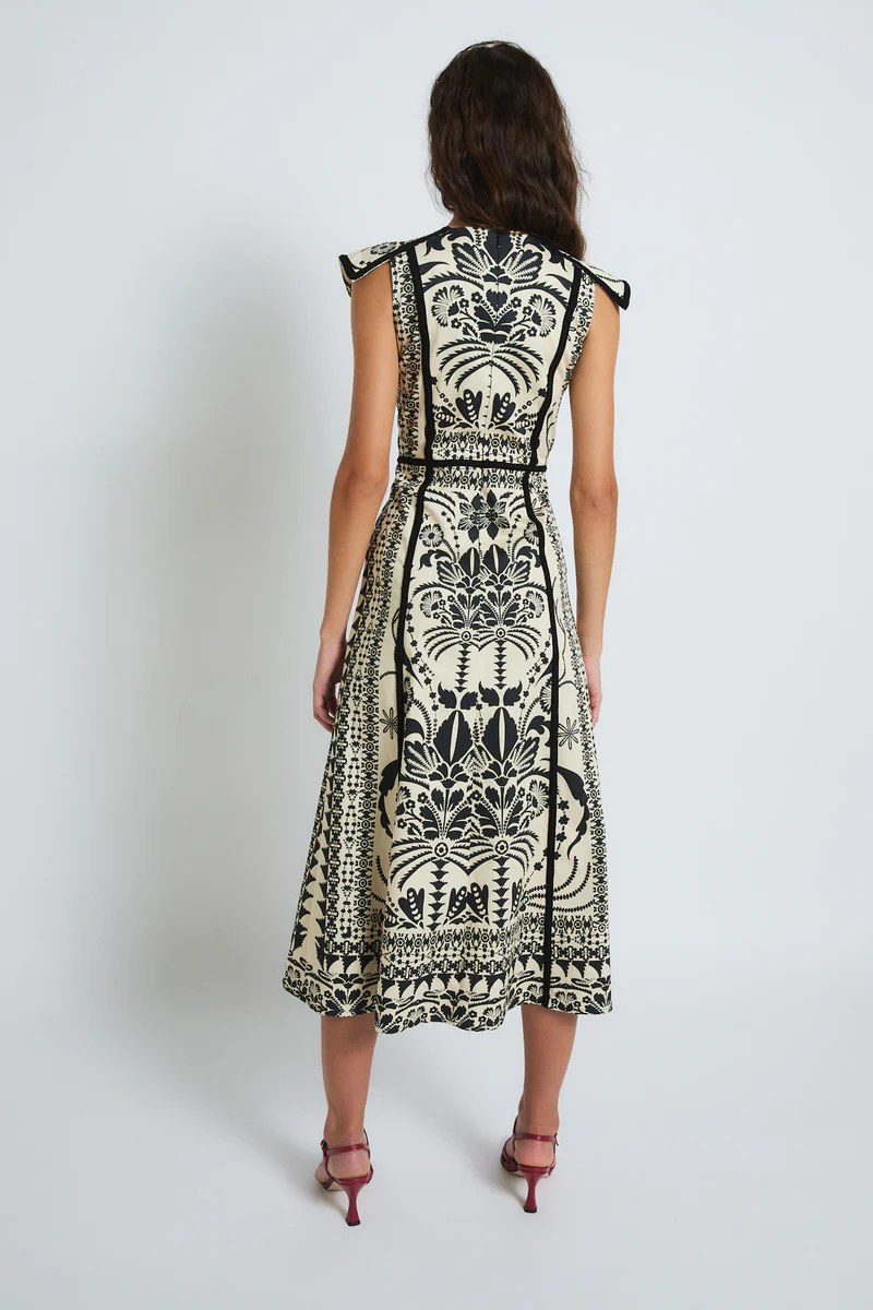 VESTIDO CHRISTIAN ITALIA NEGRO - Imagen 2