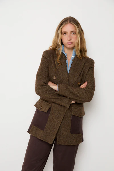 BLAZER TRUJILLO ESPIGA KAKI - Imagen 7