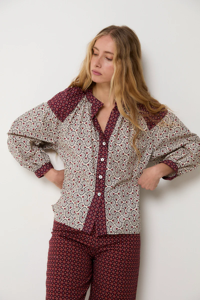 BLUSA VENICE PLUMERO CRUDO - Imagen 5