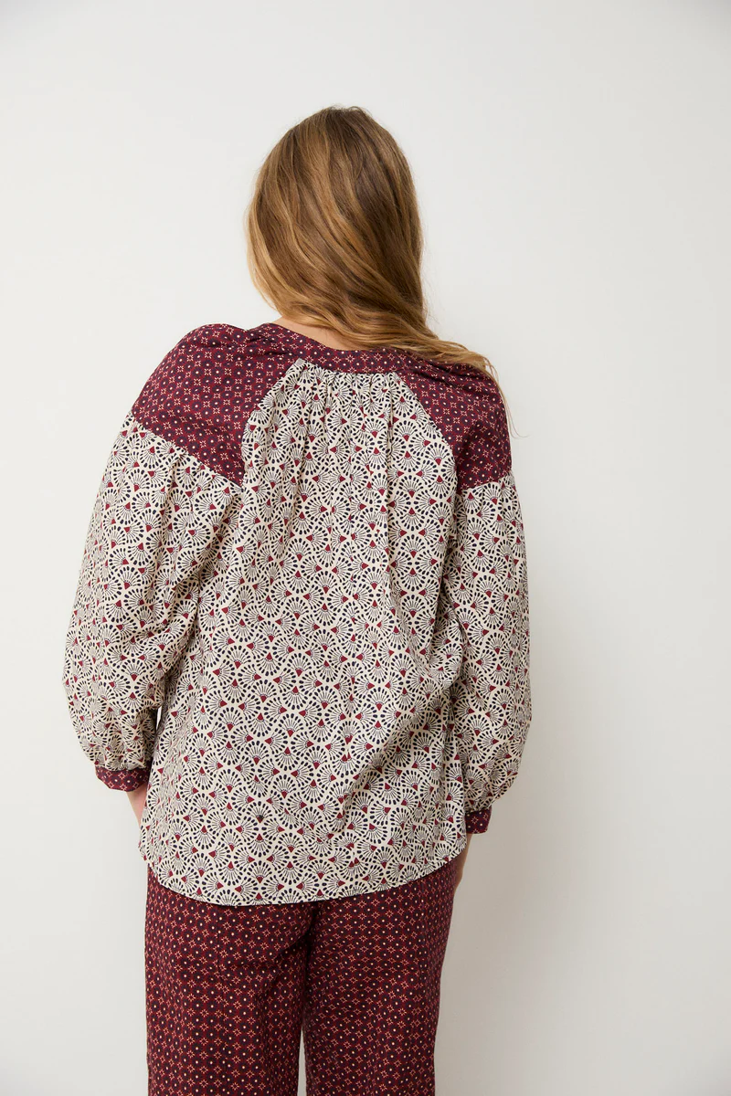 BLUSA VENICE PLUMERO CRUDO - Imagen 3