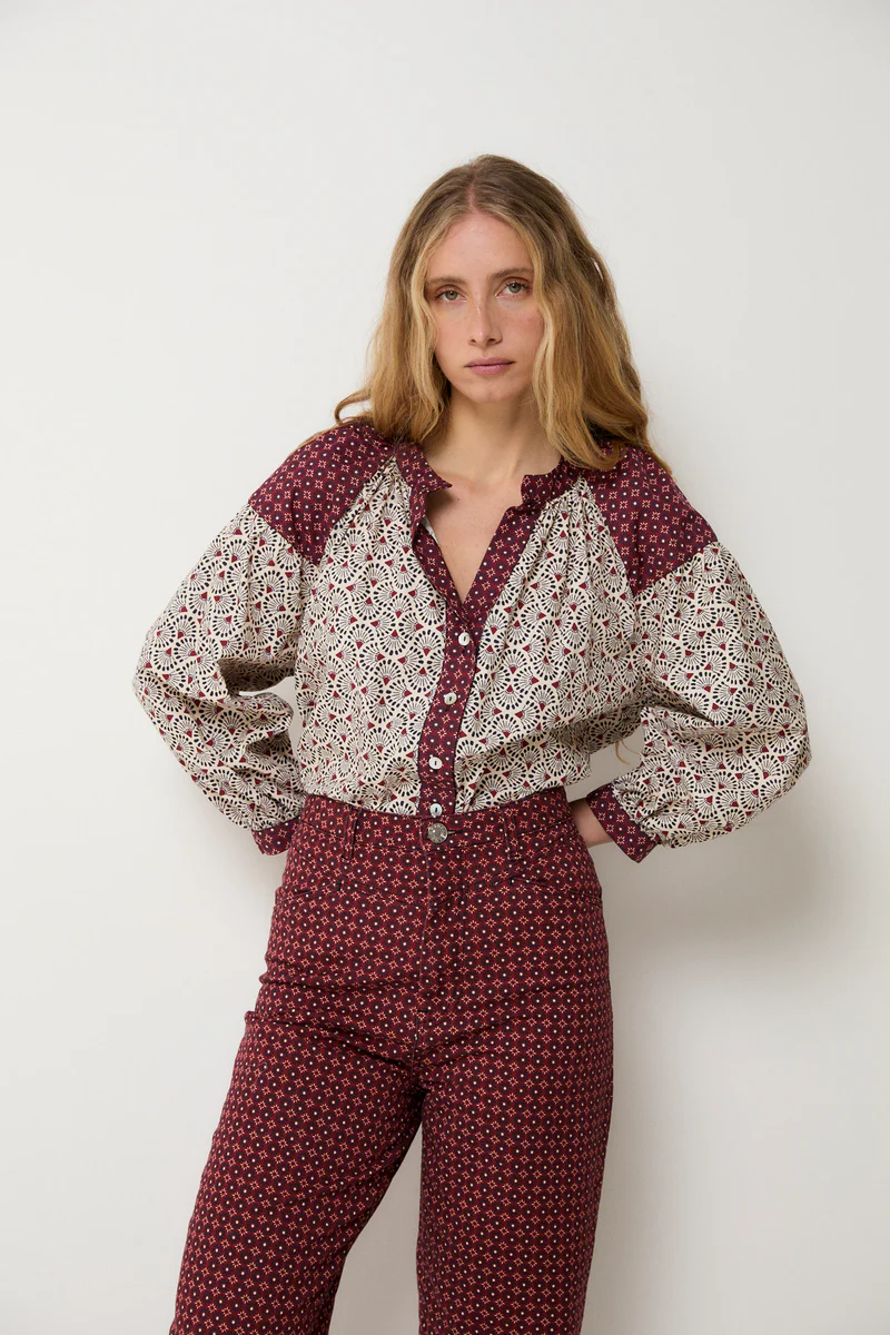 BLUSA VENICE PLUMERO CRUDO