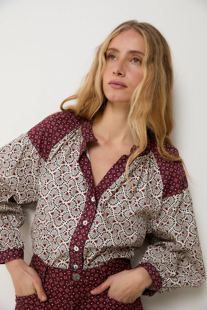 BLUSA VENICE PLUMERO CRUDO - Imagen 2