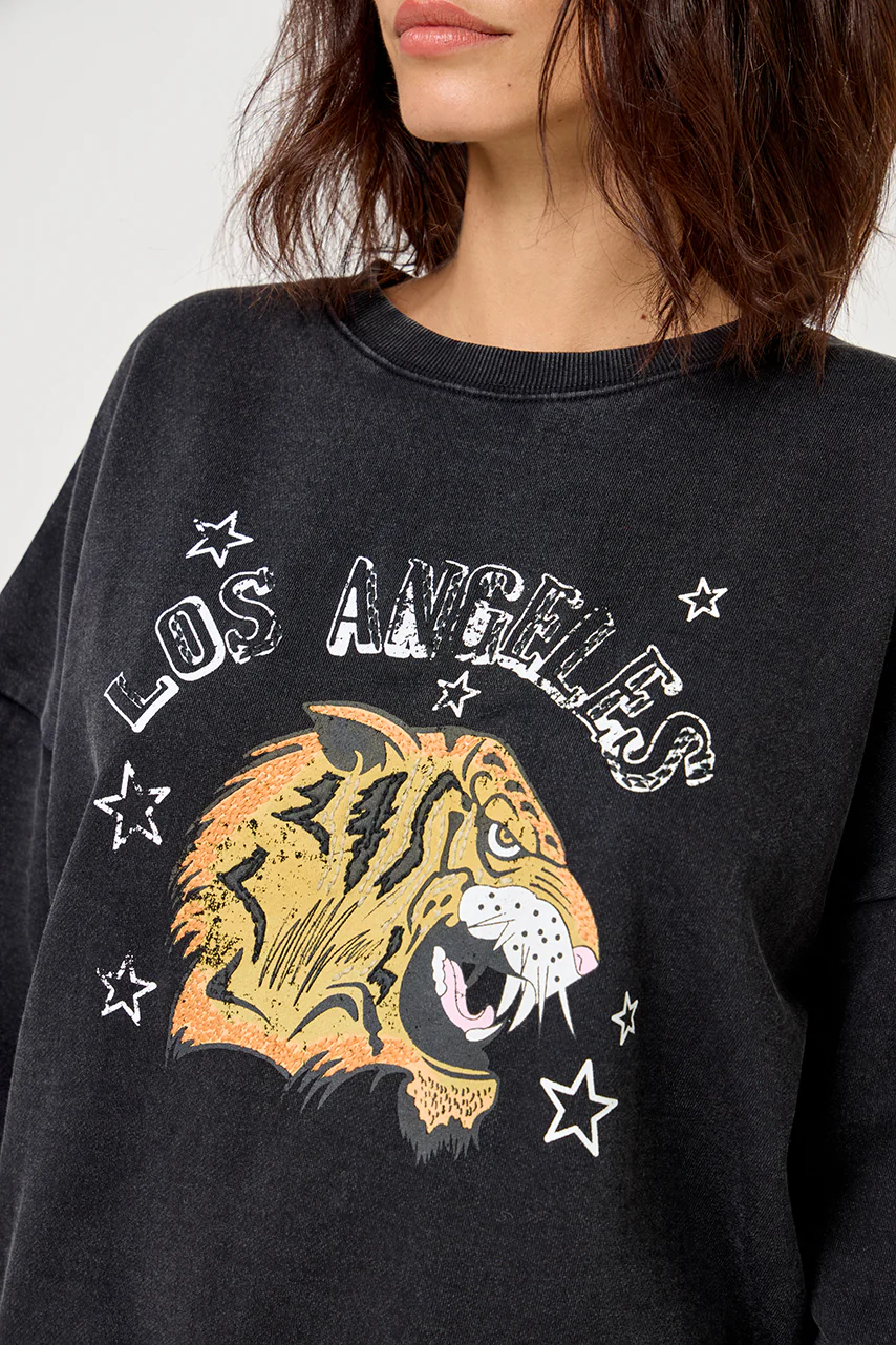 SUDADERA SWEAT TRIGRE GRIS - Imagen 2