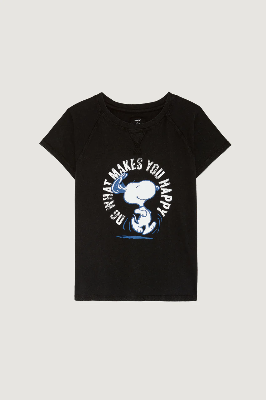 CAMISETA SNOOPY HAPPY GRIS TSH2519 - Imagen 2