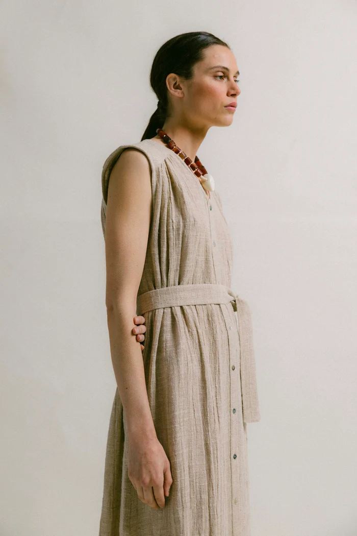 VESTIDO OLIMPIA LINO - Imagen 6