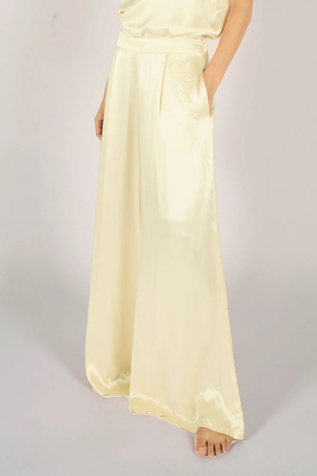 PANTALÓN EVIE CREMA - Imagen 2