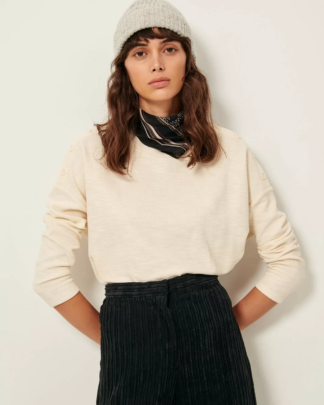 SUDADERA AUSTIN FLEUR DE SEL - Imagen 2