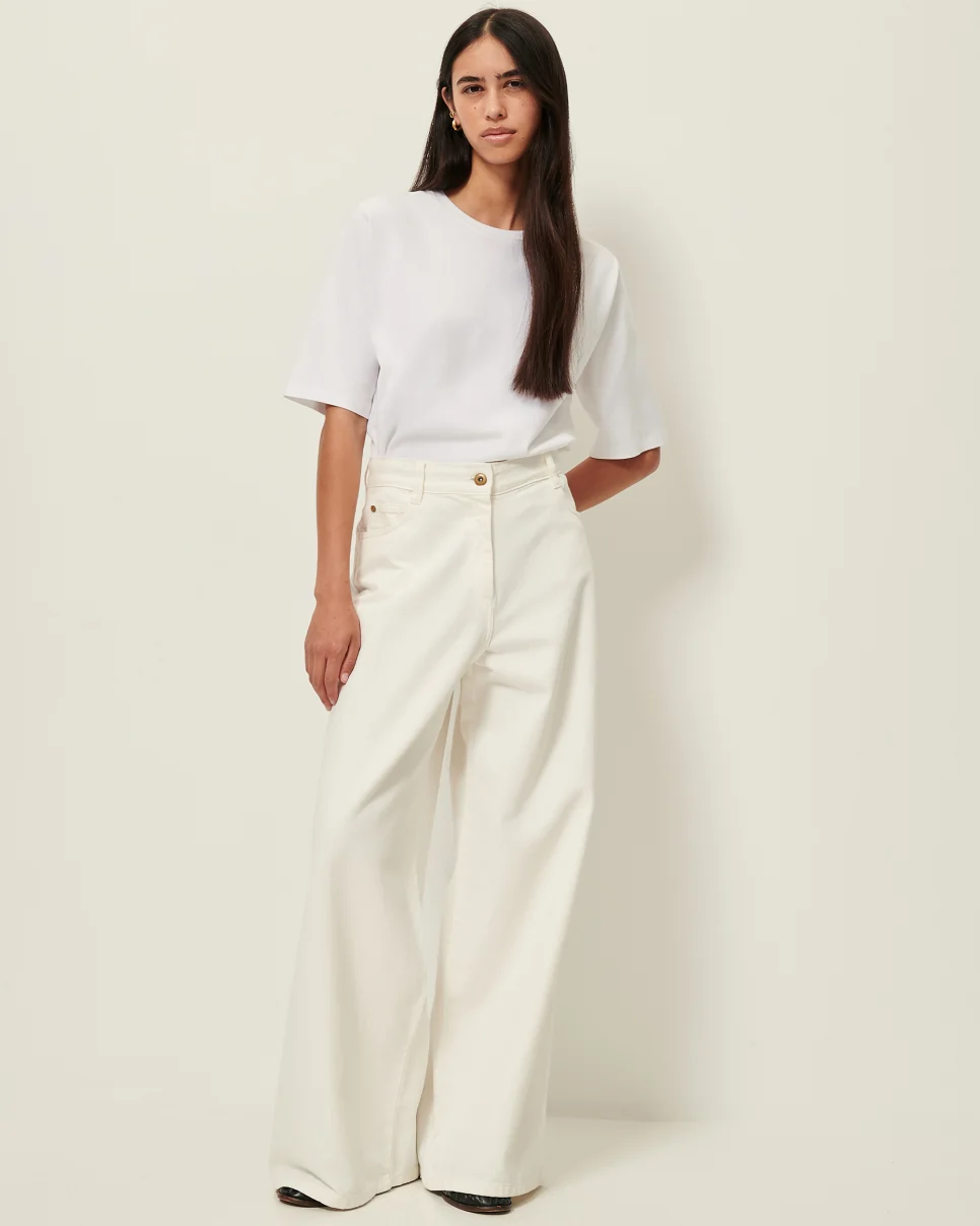 PANTALÓN DALT DENIM WHITE - Imagen 5