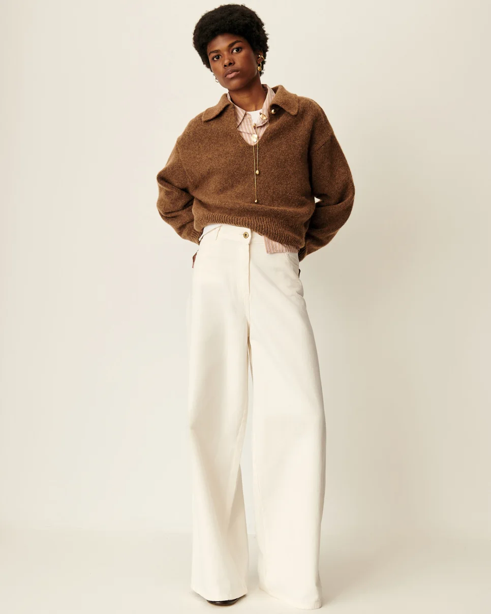 PANTALÓN DALT DENIM WHITE - Imagen 7