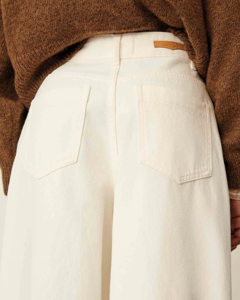 PANTALÓN DALT DENIM WHITE - Imagen 10
