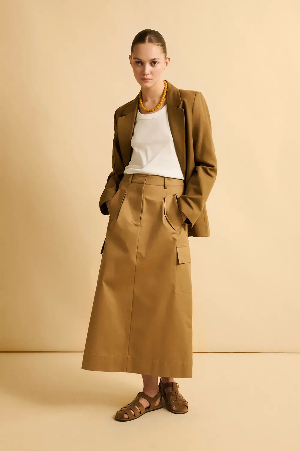 BLAZER FRANK CAMEL - Imagen 2