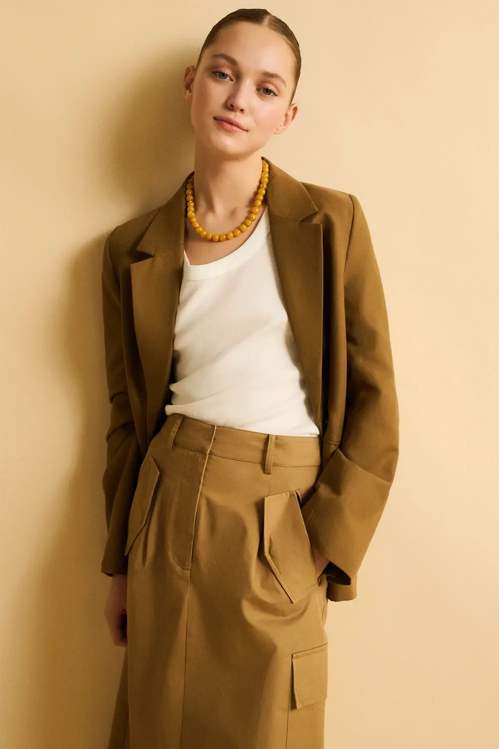 BLAZER FRANK CAMEL - Imagen 3