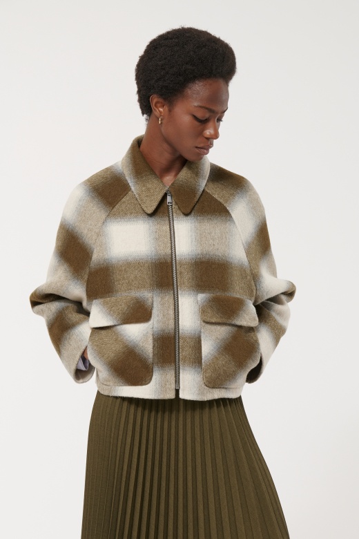 CHAQUETA KINGO MILITAR OFF WHITE