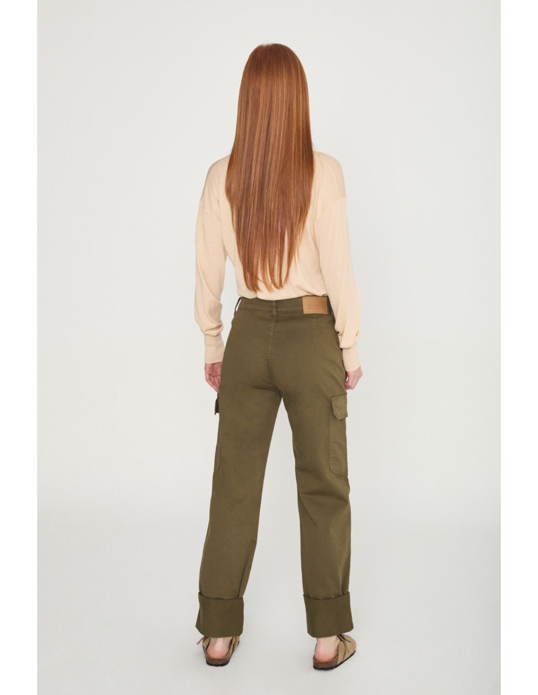 BRIGID PANTALÓN CARGO CAQUI - Imagen 3