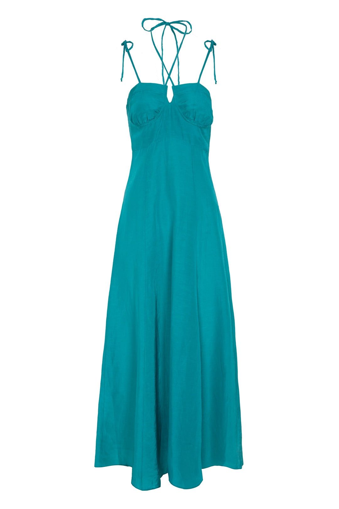 VESTIDO AMALE TURQUESA - Imagen 5
