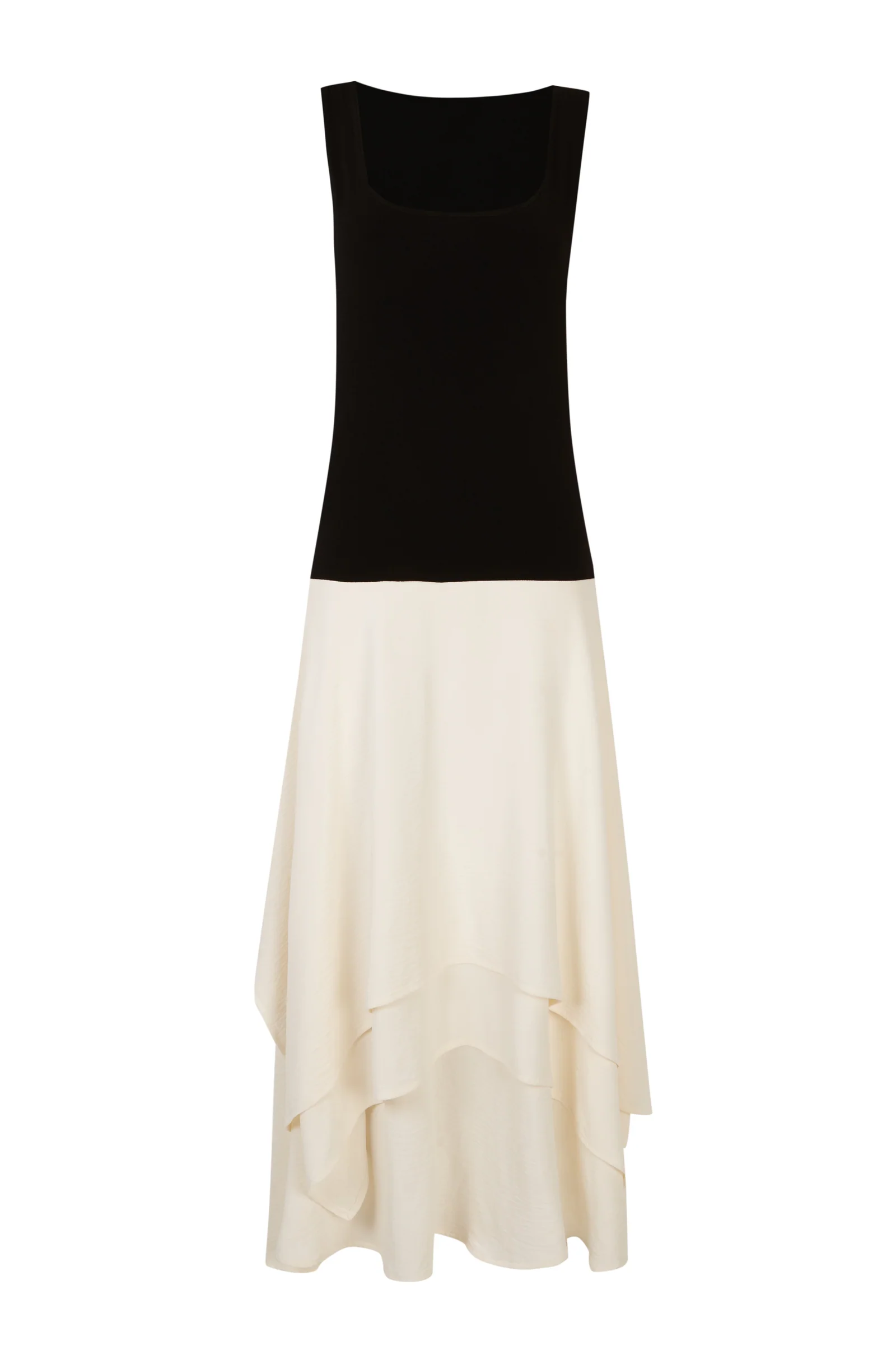 VESTIDO VICTORIA BLANCO Y NEGRO - Imagen 3